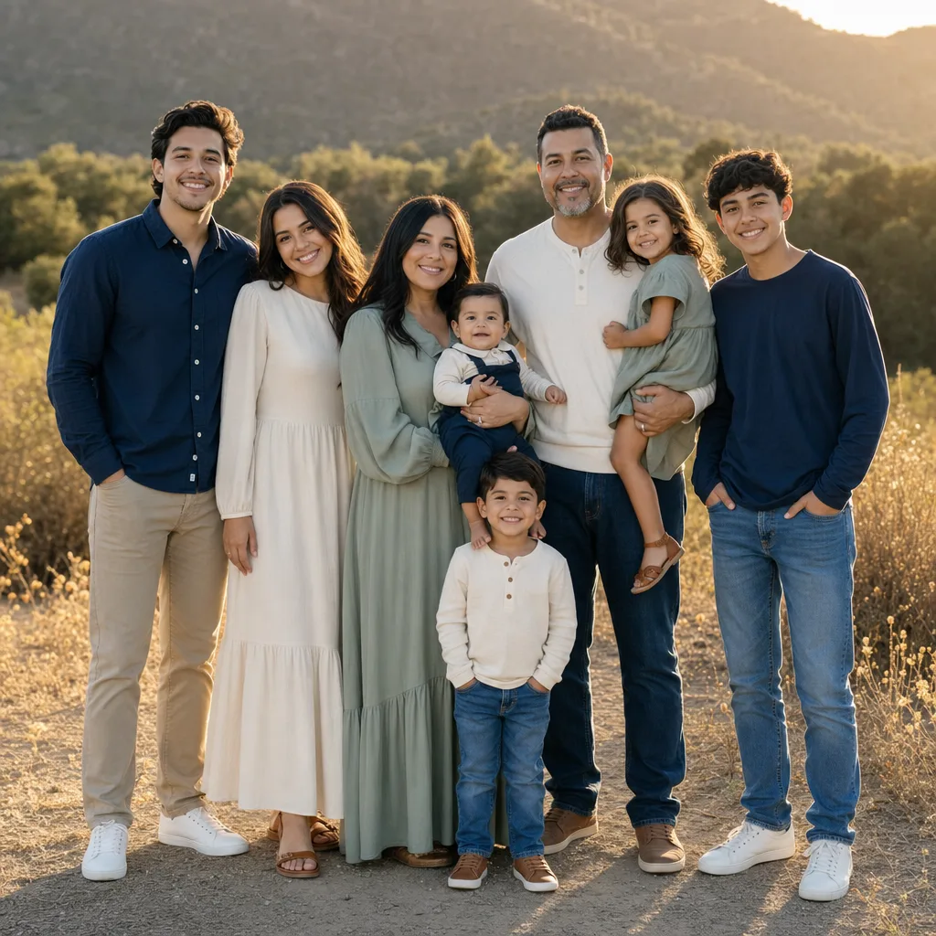 How to Preview Matching Outfits for Family Photos
