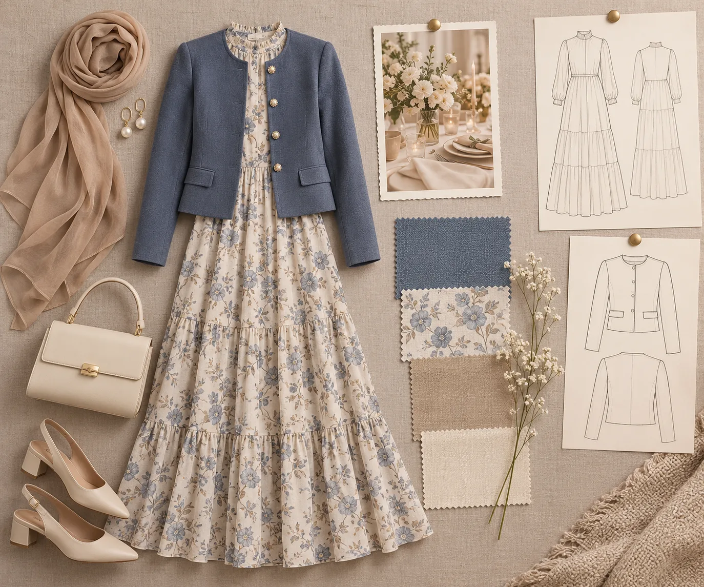AI Clothes Changer: Outfit Reference Board