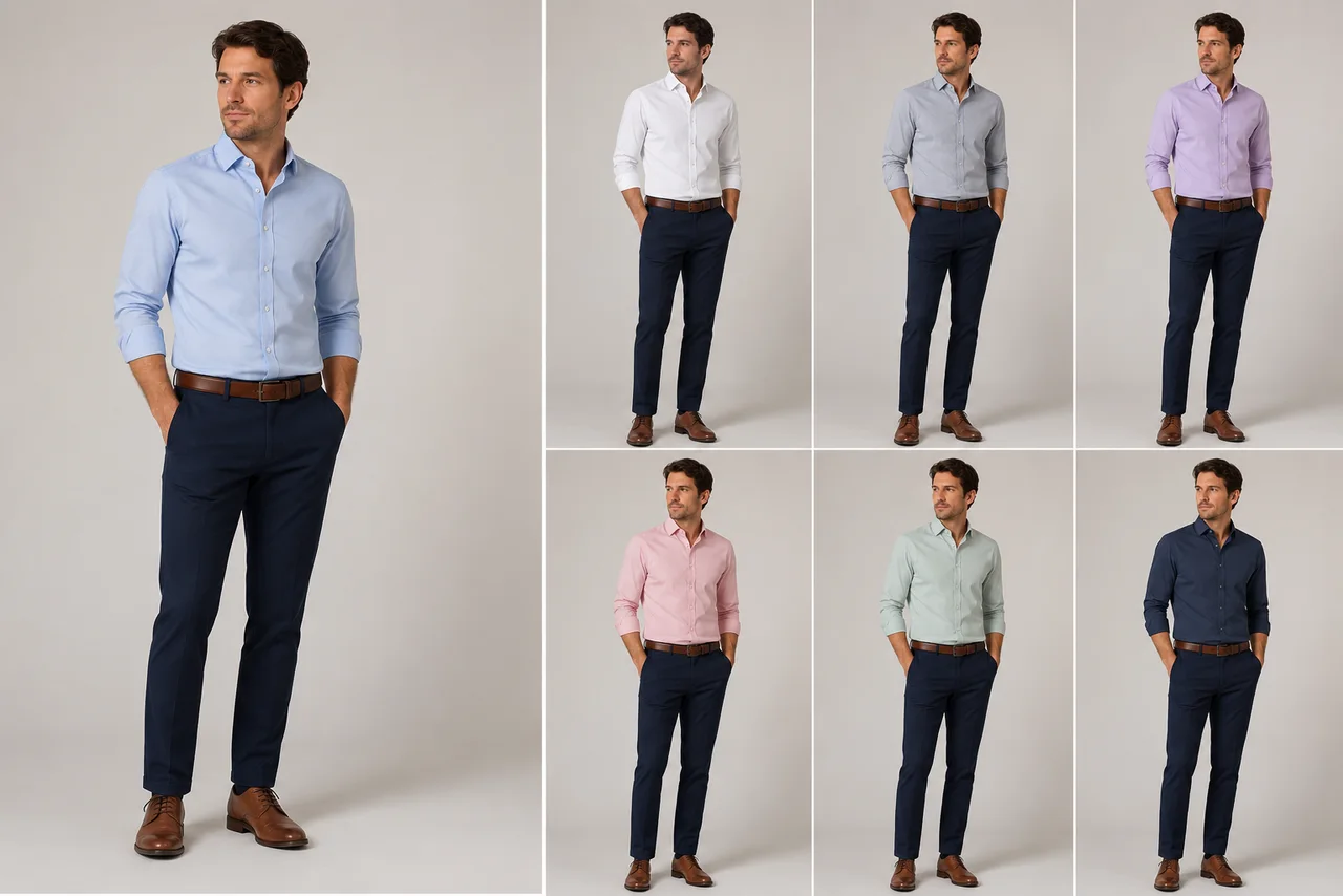 What Color Shirt Goes With Navy Pants? Plus Black, Beige, and Olive