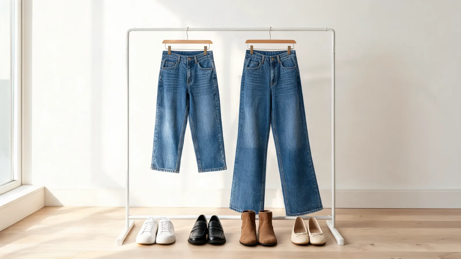 What Shoes to Wear With Wide Leg Jeans: A Hem-Length Guide
